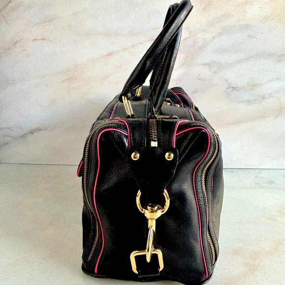 Rebecca Minkoff Black and Pink Shoulder Bag - Picture 8 of 16